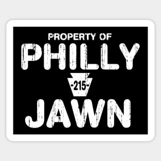 Vintage Property of PHILLY JAWN 215 Philadelphia City Fan Favorite Sticker